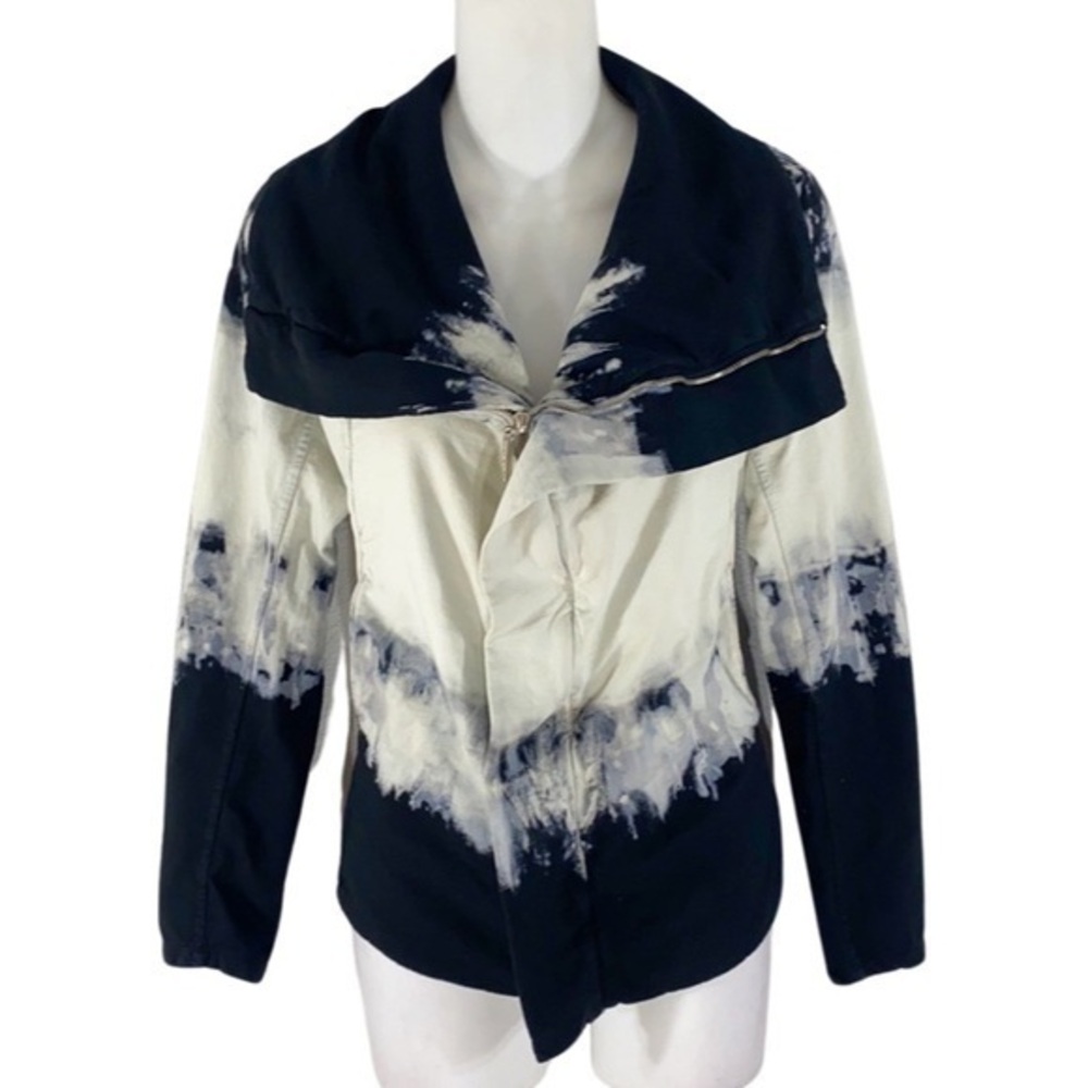 Young Fabulous & Broke tie dye ombré zipper jacket
